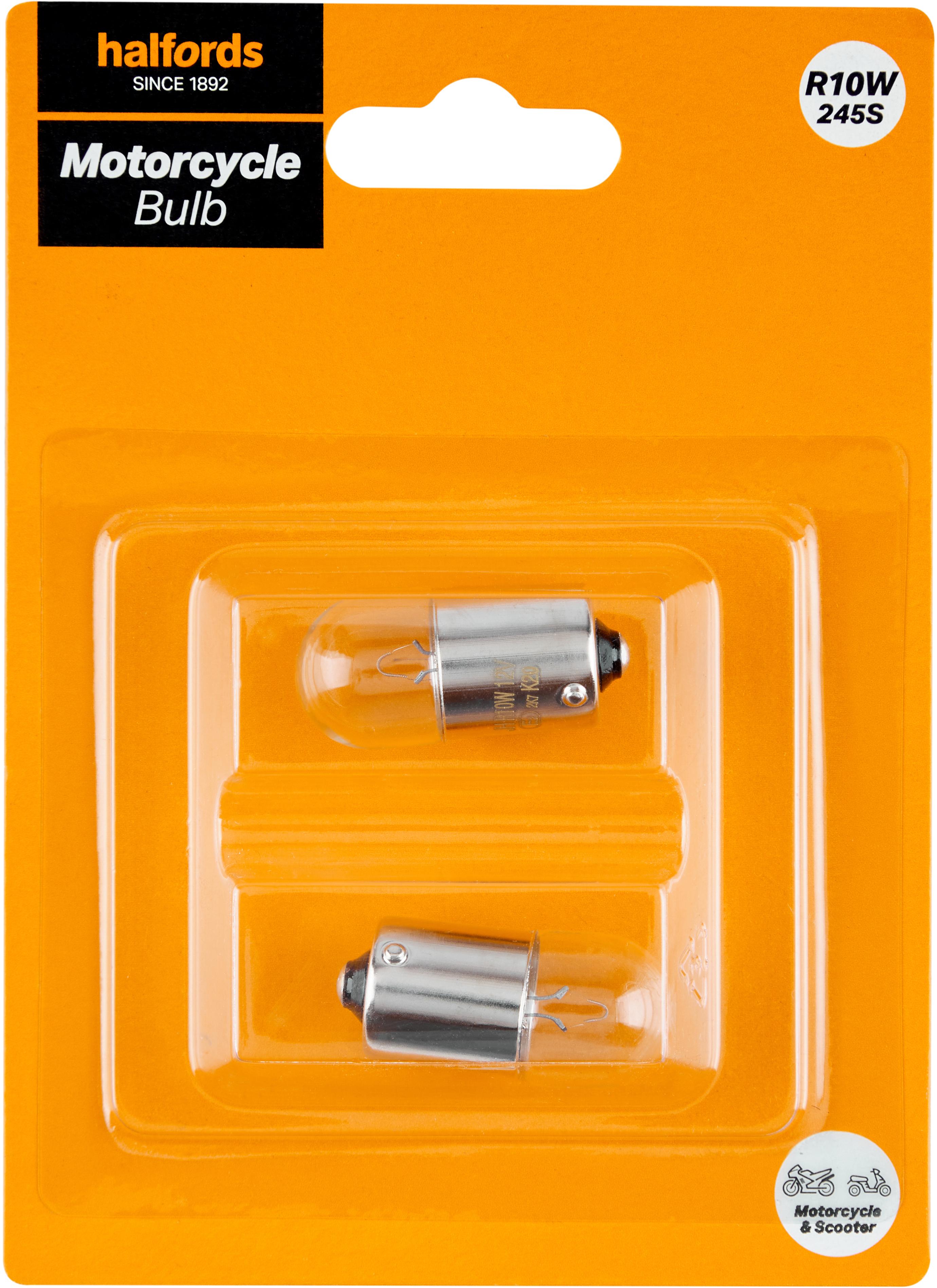 Halfords Core Motorcycle Bulb R10W 245S