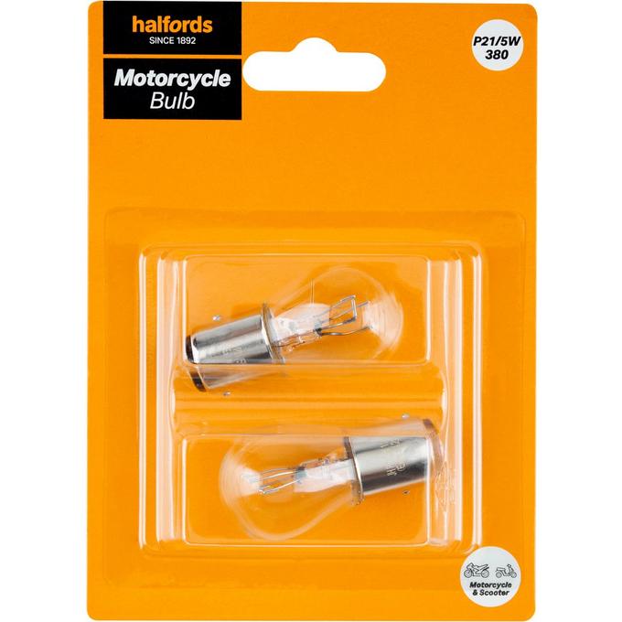 Halfords Core Motorcycle Bulb P21/5W 380