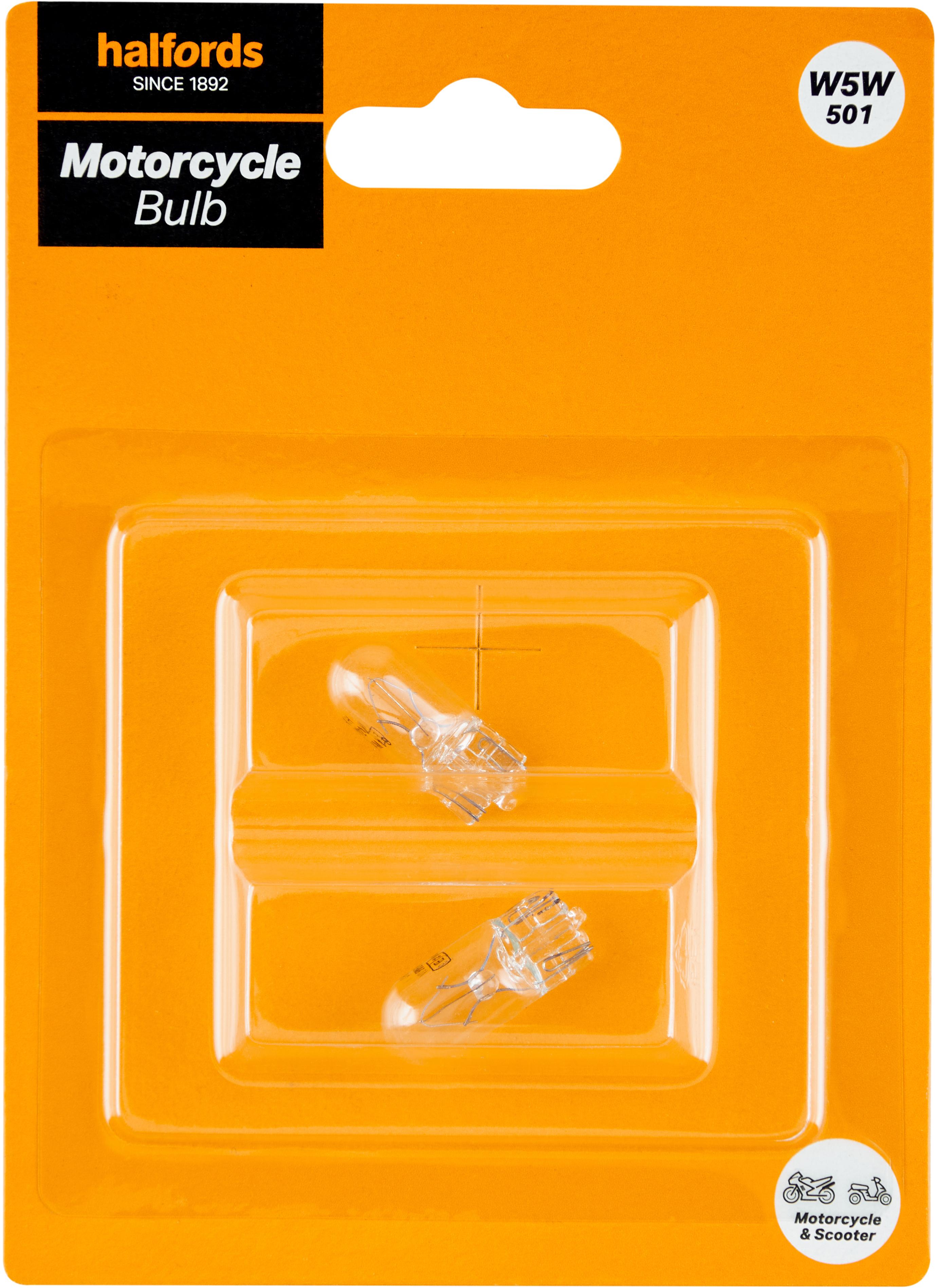 Halfords Core Motorcycle Bulb W5W 501