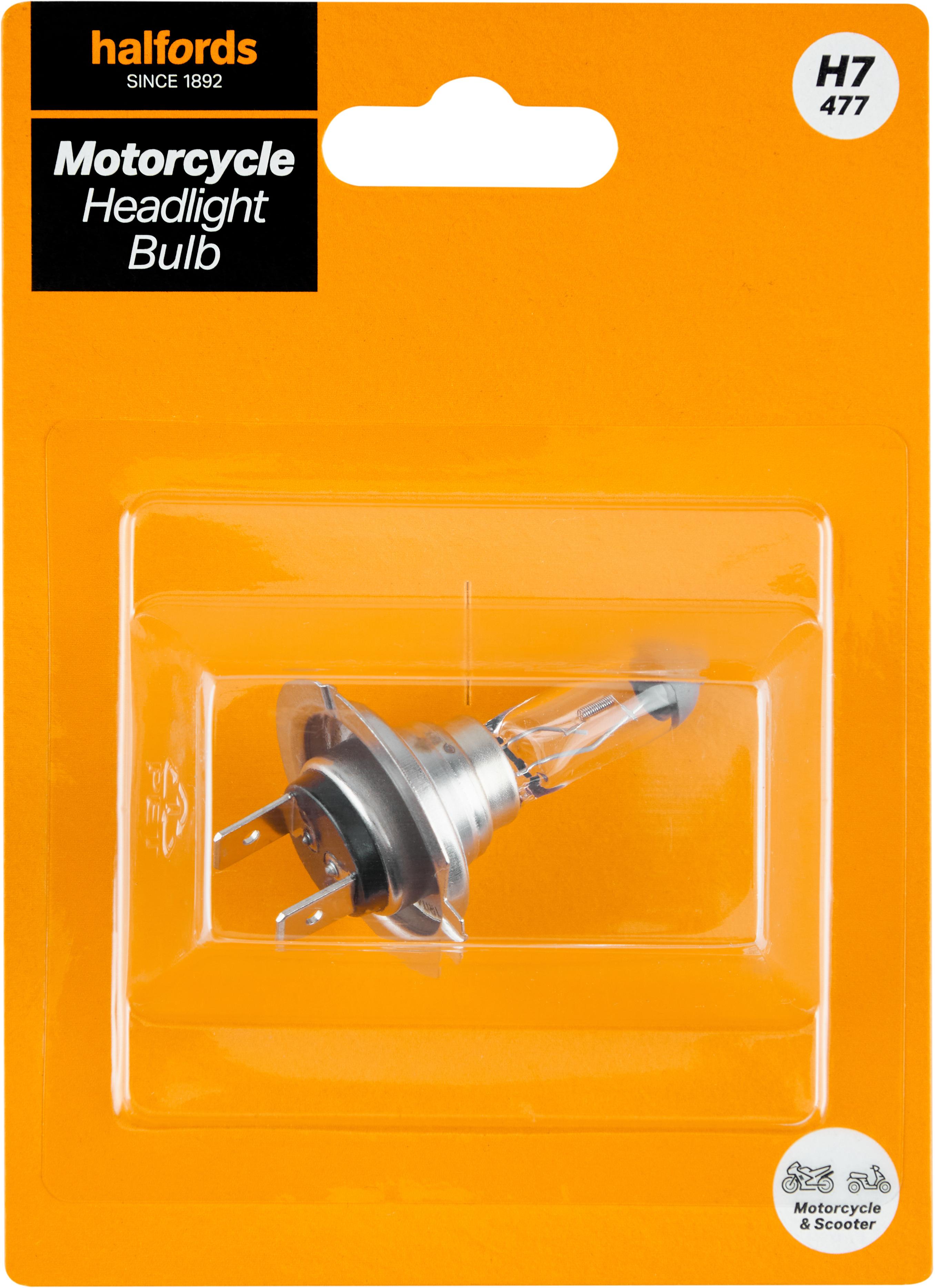Halfords Core Motorcycle Bulb H7 477 Halfords UK