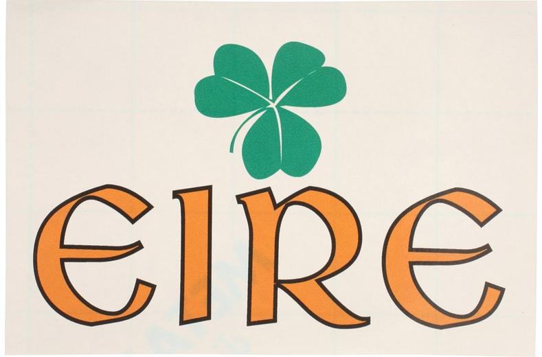 Eire Shamrock Rectangular Sticker Eire Shamrock Rectangular Sticker
