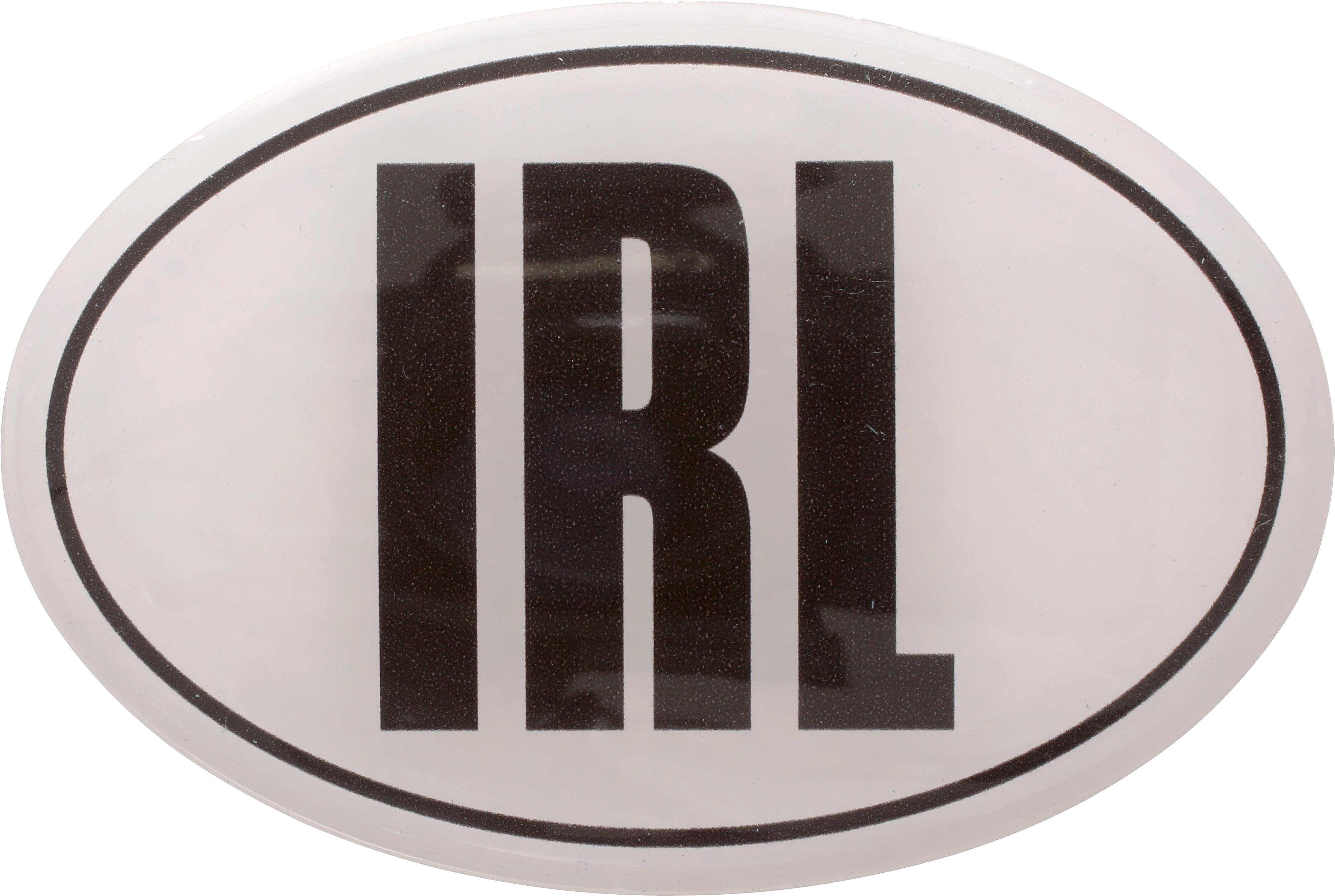 Irl Oval Resin Badge