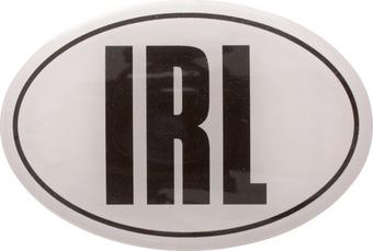 IRL Oval Resin Badge