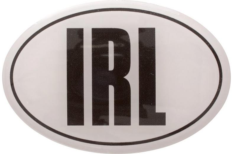 IRL Oval Resin Badge IRL Oval Resin Badge