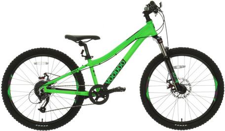 Second Hand Grade C Voodoo Bakka Junior Mountain Bike 24 Wheel Halfords UK