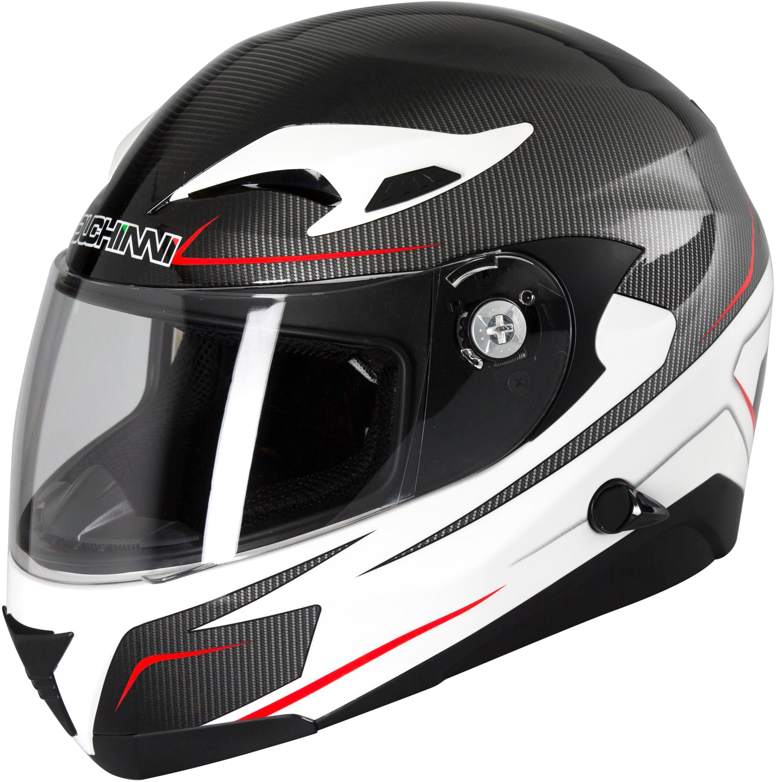 Duchinni Colt D405 Full Face Helmet Black/White - Xl