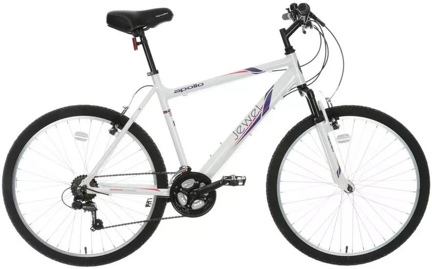 Second Hand Grade C Apollo Jewel Womens Mountain Bike White S M L Frames