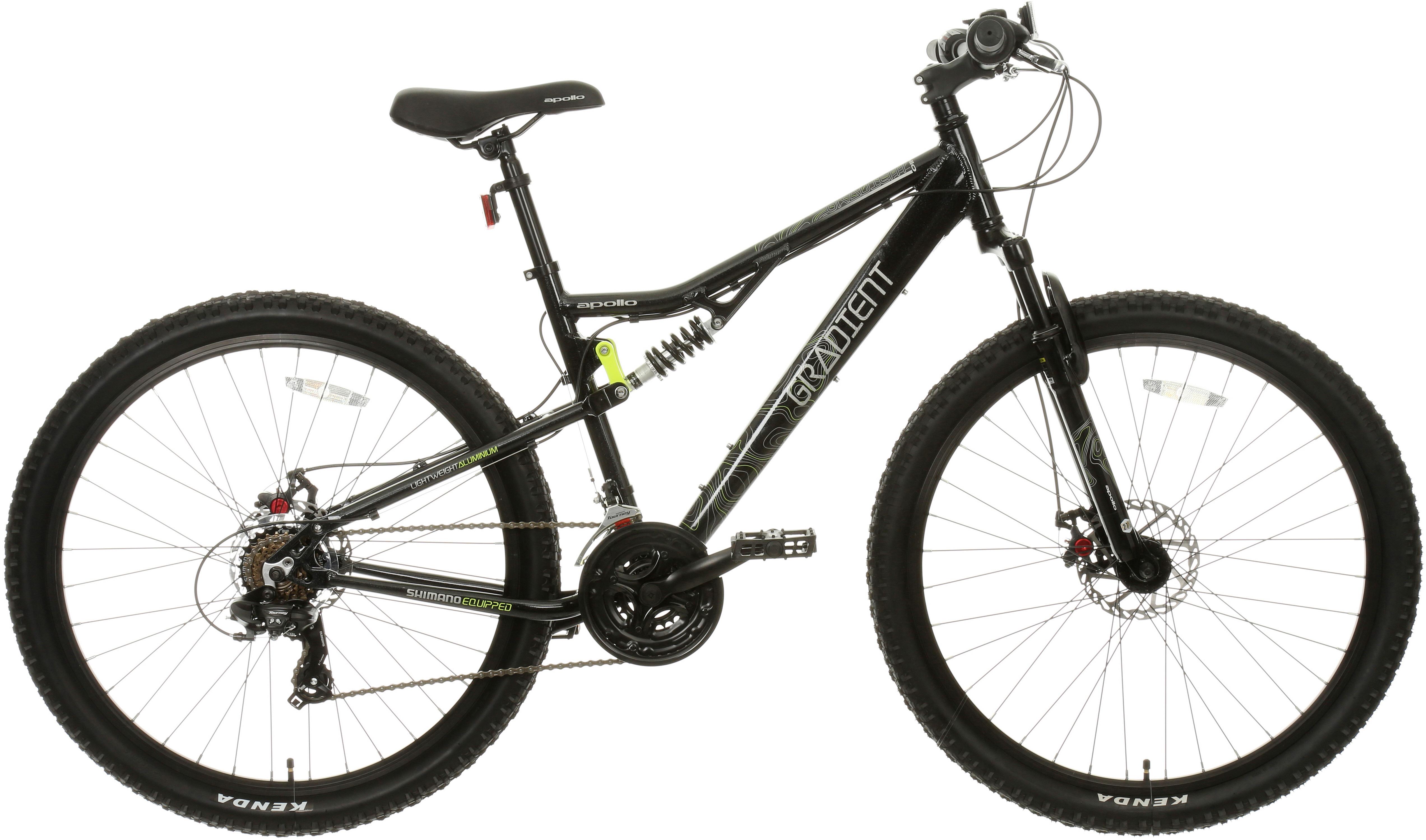 black apollo mountain bike