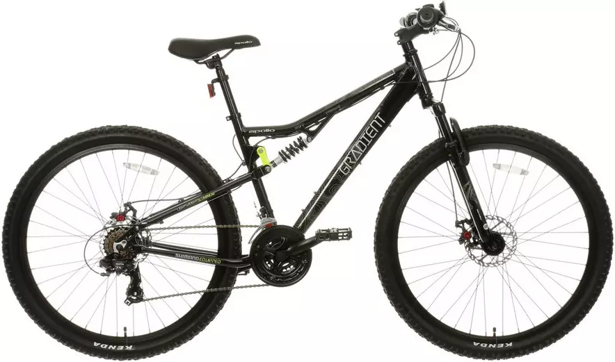 Apollo Gradient Mens Mountain Bike - S, M, L, XL Frames | Halfords UK