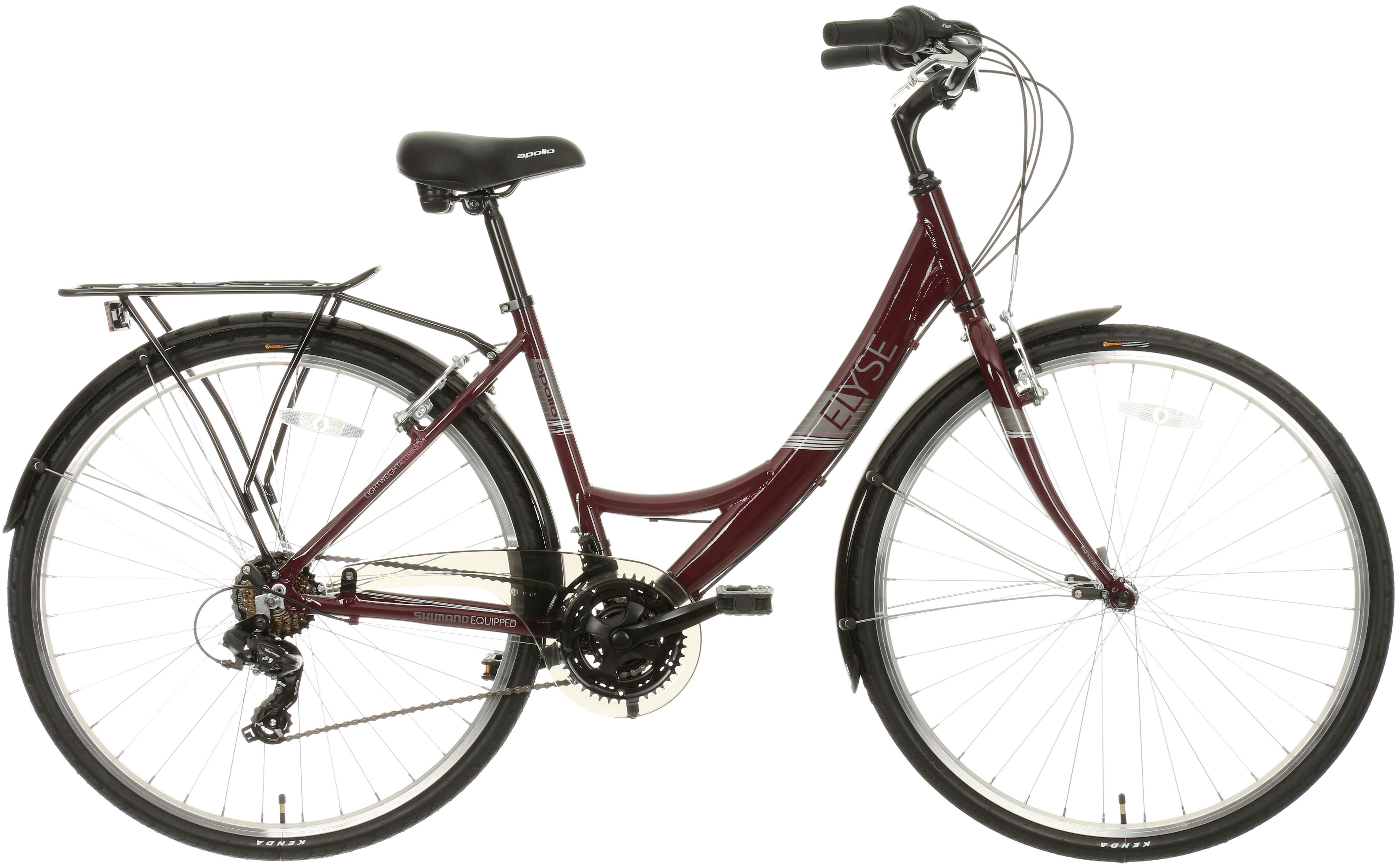 Halfords Apollo Elyse Womens Hybrid Bike - Purple - S Frame | Pricematch, Extra 8% off for BC Members, Free Bike Health Check, Cycle2Work Scheme & 0% APR Finance.