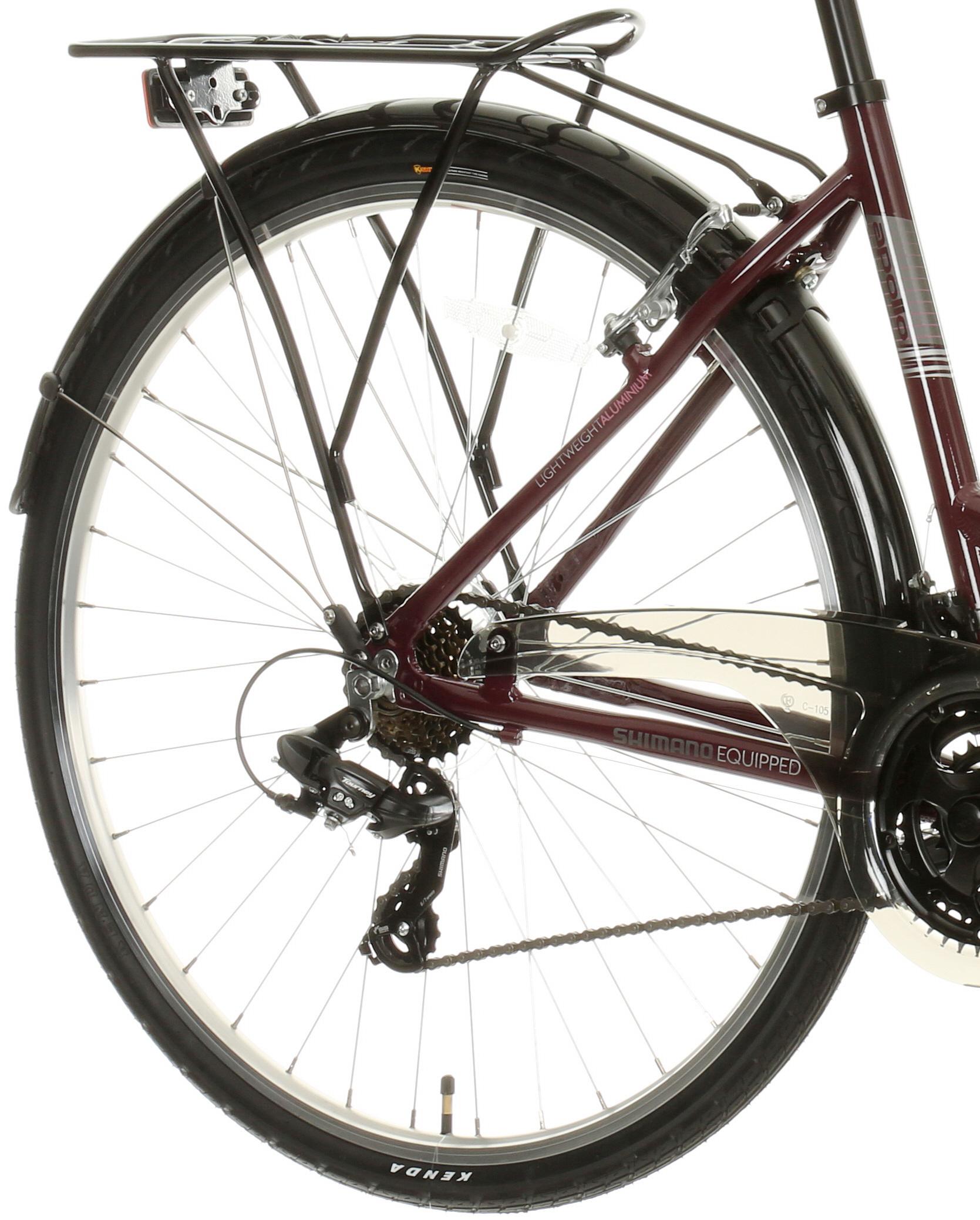 Apollo Elyse Womens Hybrid Bike - Purple - S, M Frames