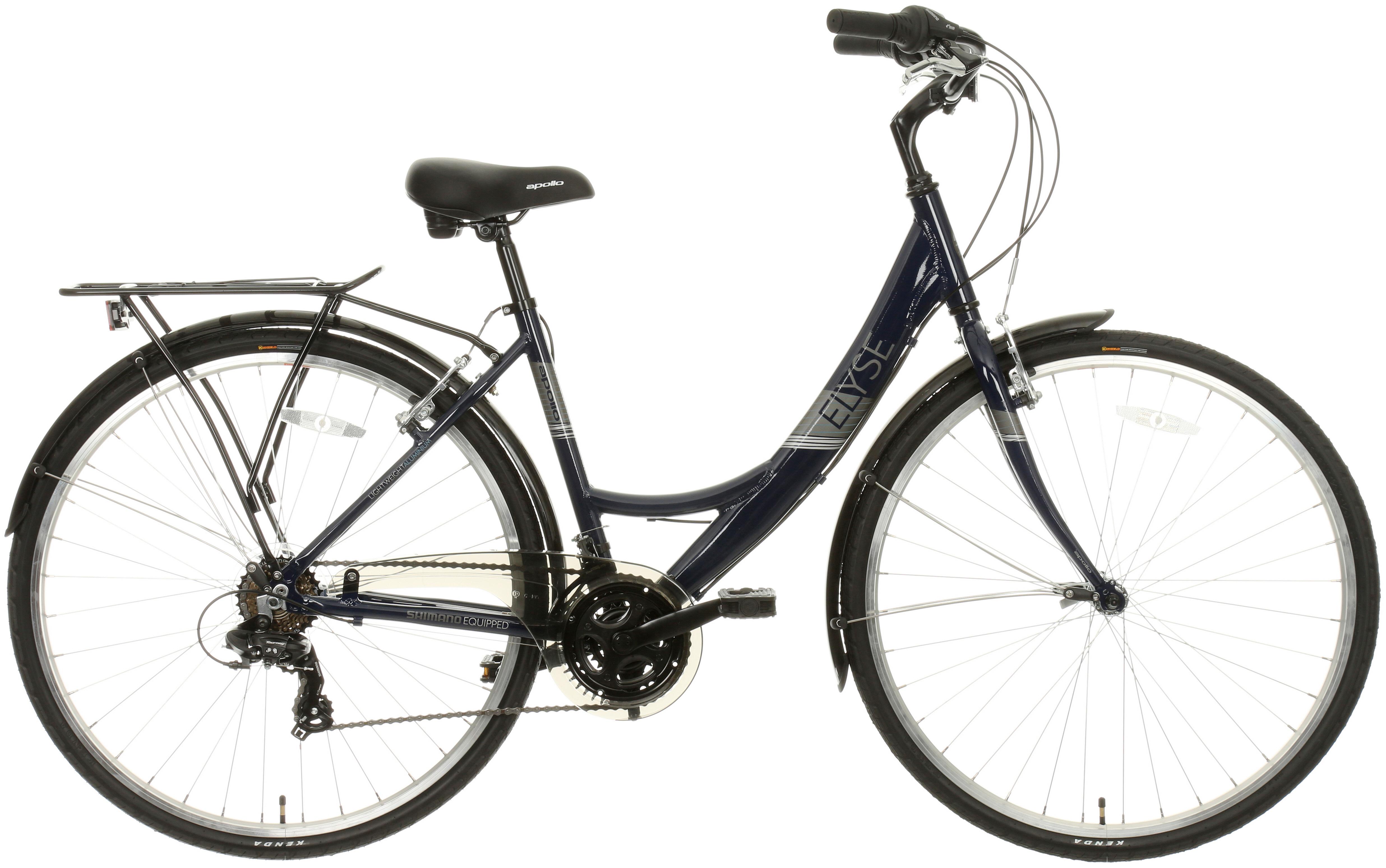 Apollo Elyse Womens Hybrid Bike - Navy - 18 Inch