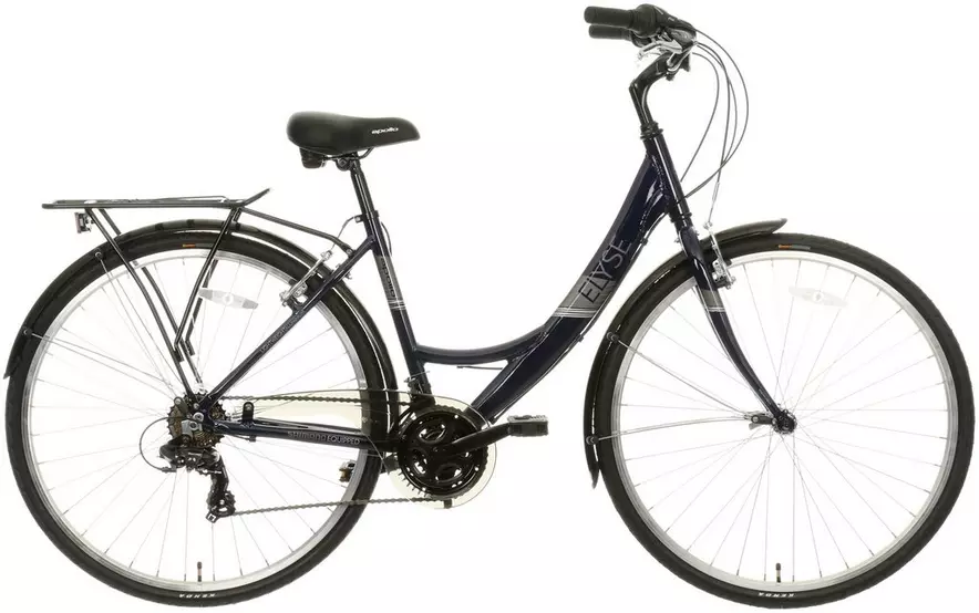 Apollo Elyse Womens Hybrid Bike Navy S M Frames Halfords UK