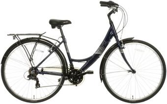 Apollo Elyse Womens Hybrid Bike - Navy - S, M Frames