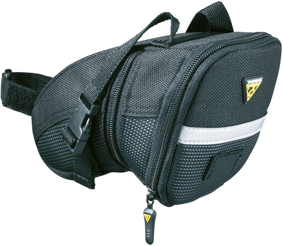Halfords Topeak Aero Wedge Bag with Strap, Medium | Extra 8% off for BC Members