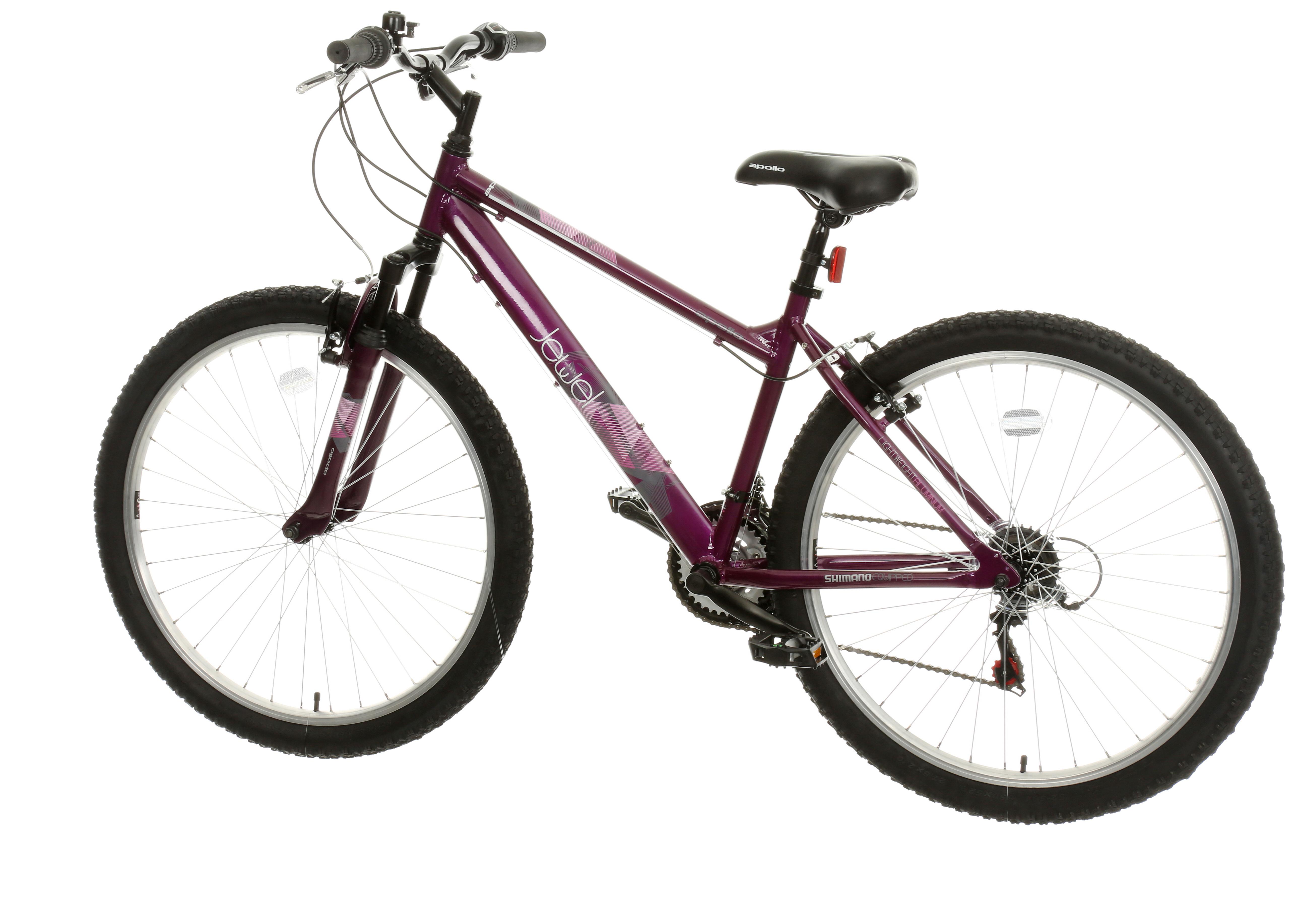 black and pink womens bike