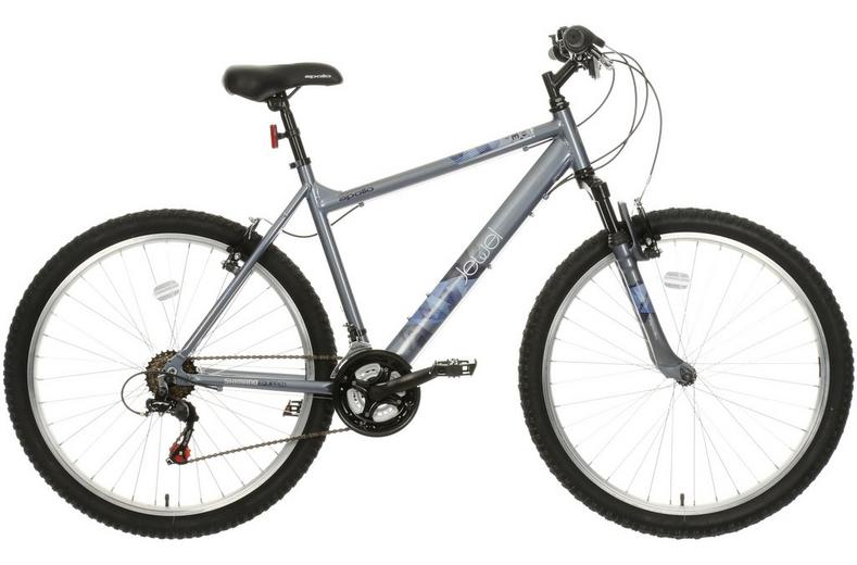 Apollo Jewel Womens Mountain Bike - Silver/Blue - M Frame Apollo Jewel Womens Mountain Bike - Silver/Blue - M Frame