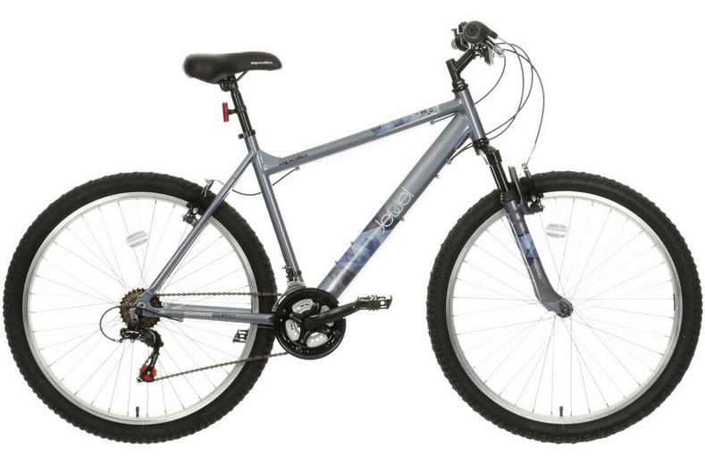 Apollo Jewel Womens Mountain Bike - Silver/Blue - M Frame Apollo Jewel Womens Mountain Bike - Silver/Blue - M Frame