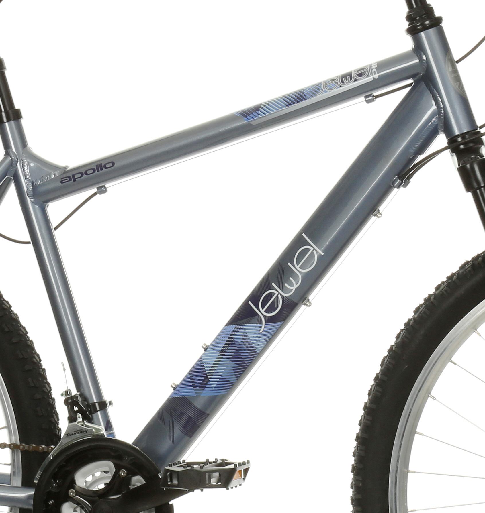 Apollo Jewel Womens Mountain Bike - Silver/Blue - M Frame