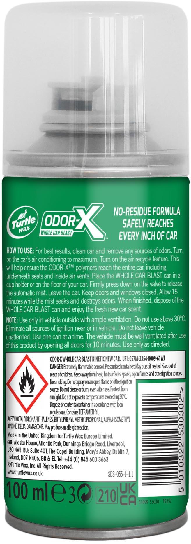 Turtle Wax Odor X Whole Car Blast 100ml