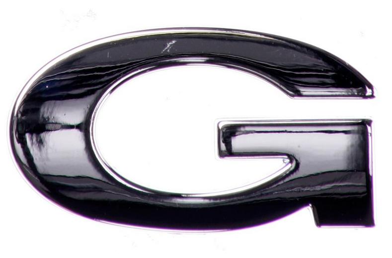 Chrome Letter Badge G Chrome Letter Badge G