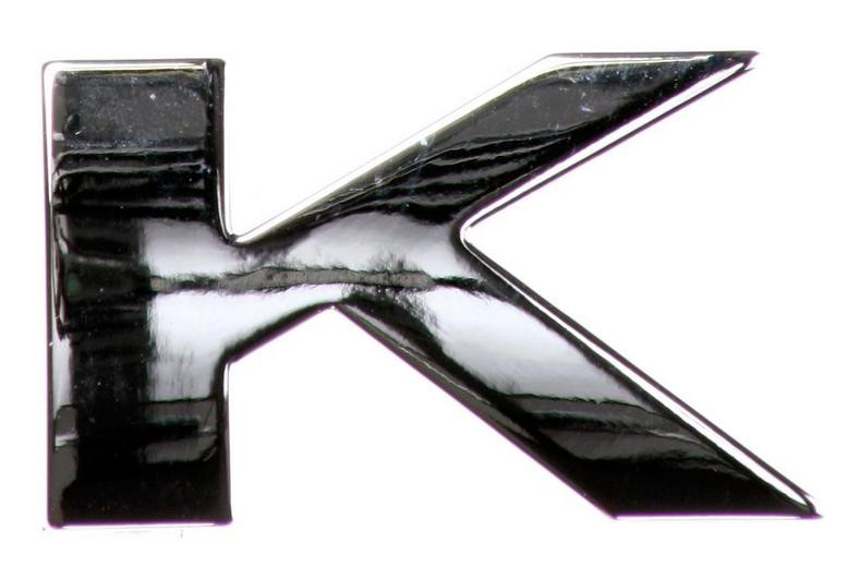 Chrome Letter Badge K Chrome Letter Badge K