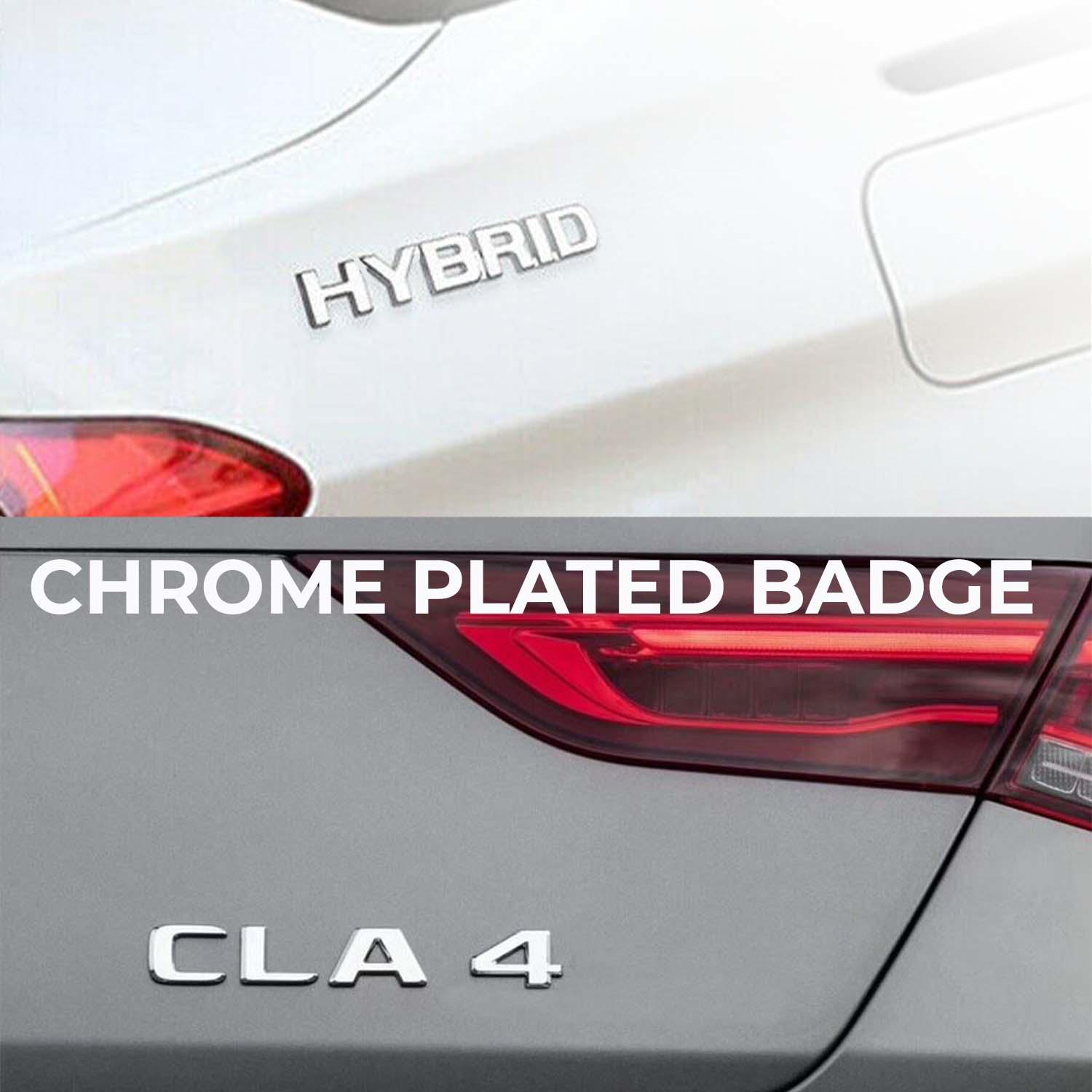 Chrome Letter Badge R