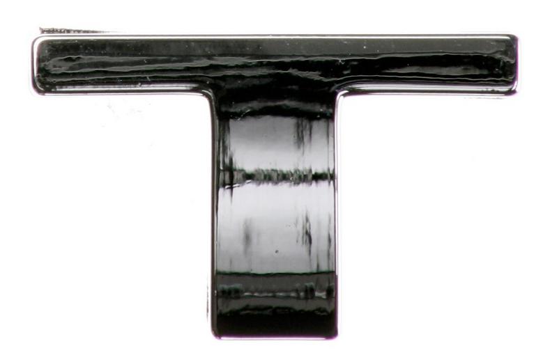 Chrome Letter Badge T Chrome Letter Badge T