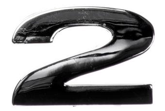 Chrome Number Badge 2