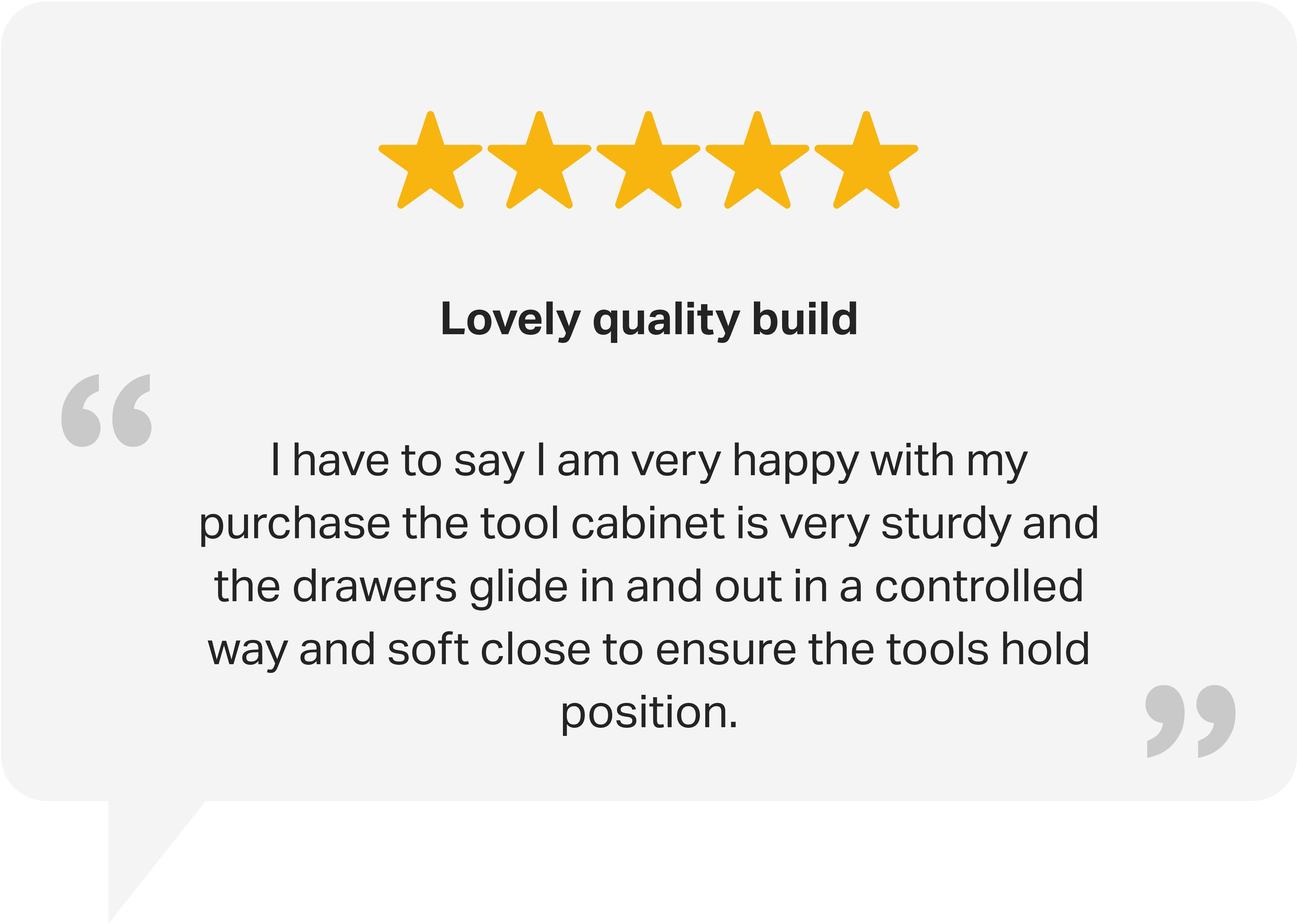 Halfords Advanced 6 Drawer Tool Chest - Black