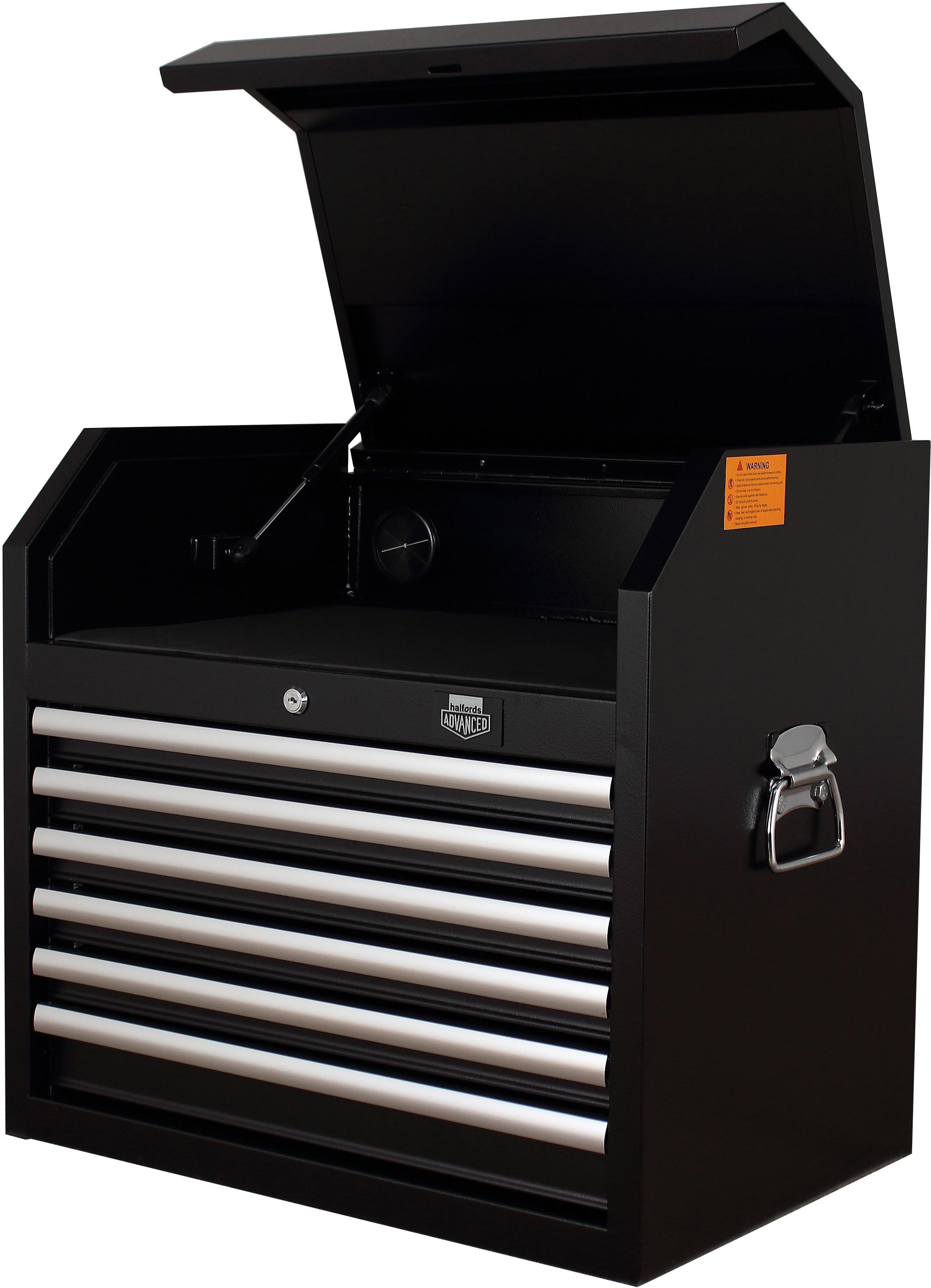 Halfords Advanced 6 Drawer Tool Chest - Black
