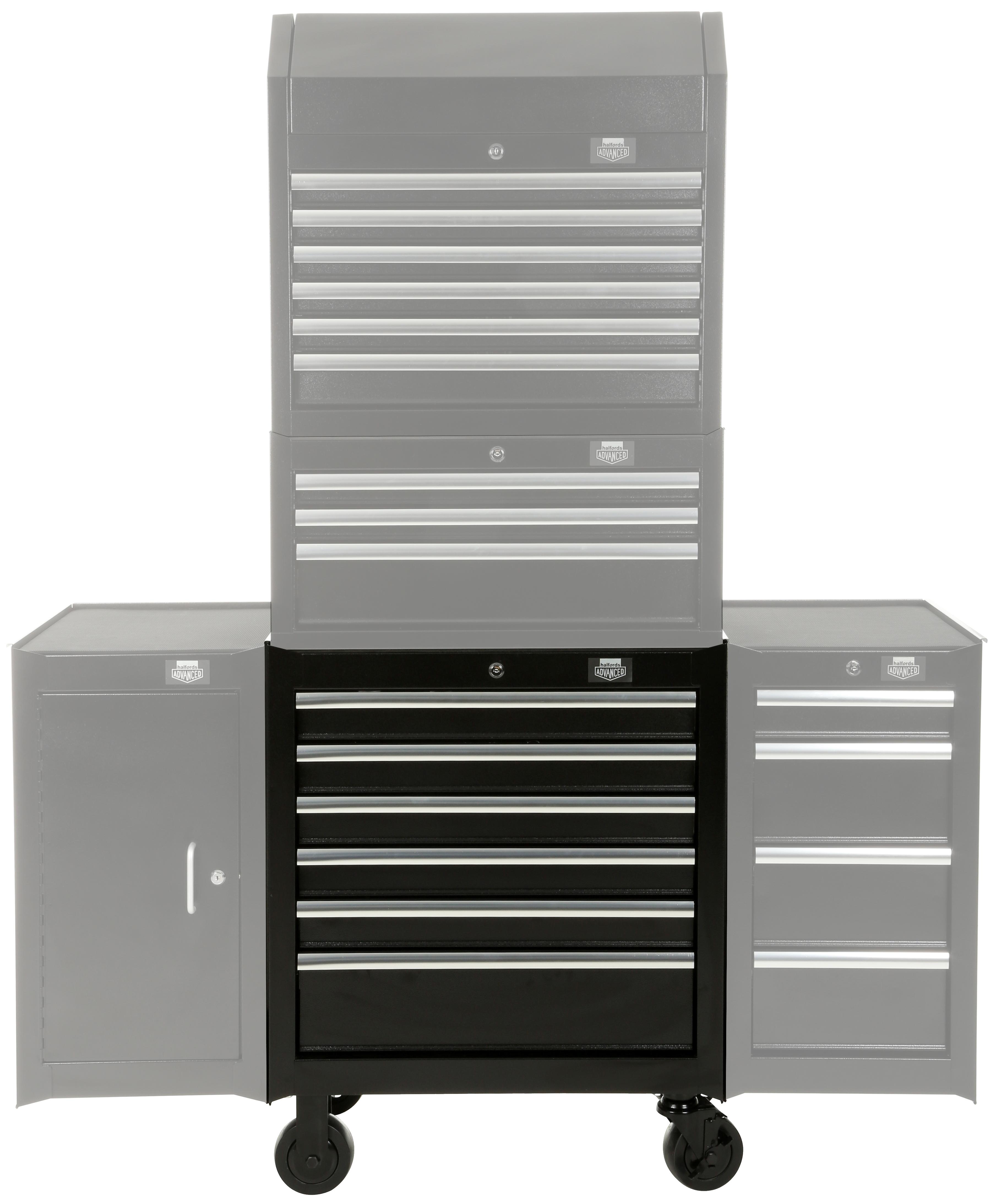 Halfords Advanced 6 Drawer Tool Cabinet - Black