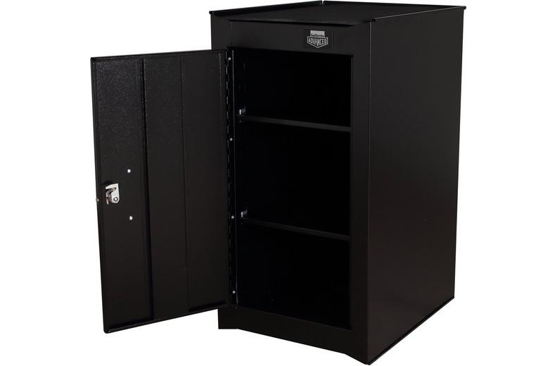 Halfords Advanced 2 Shelf Side Cabinet - Black Halfords Advanced 2 Shelf Side Cabinet - Black