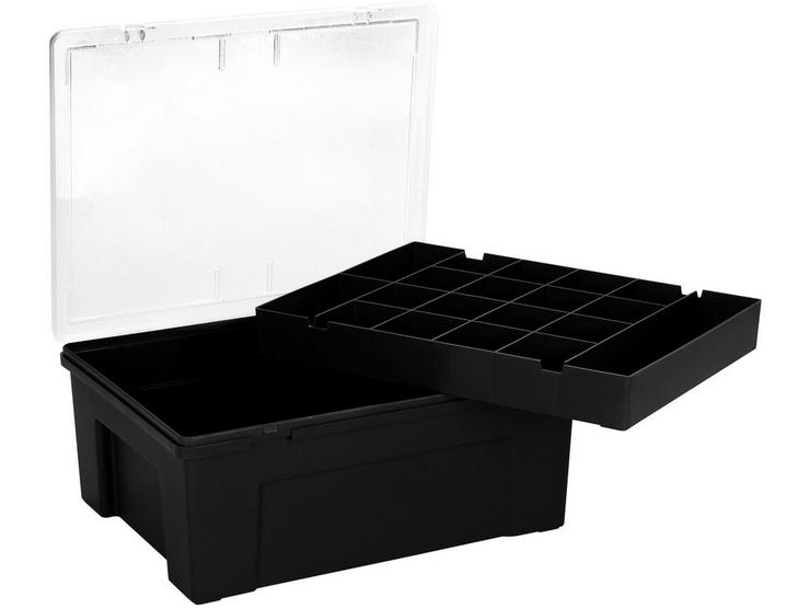 Wham 38cm Organiser Box with 19 Compartments & Removable Tray