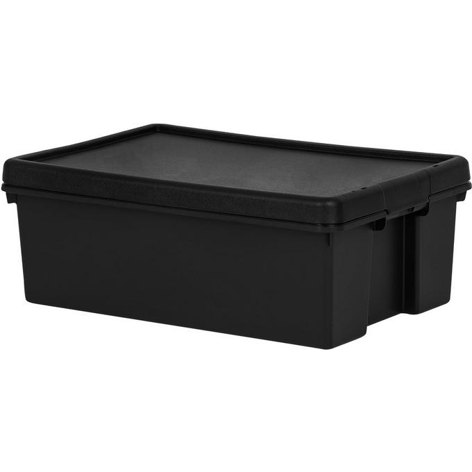 Wham Bam Heavy Duty Strong Large 36L Plastic Storage Box with Lid 