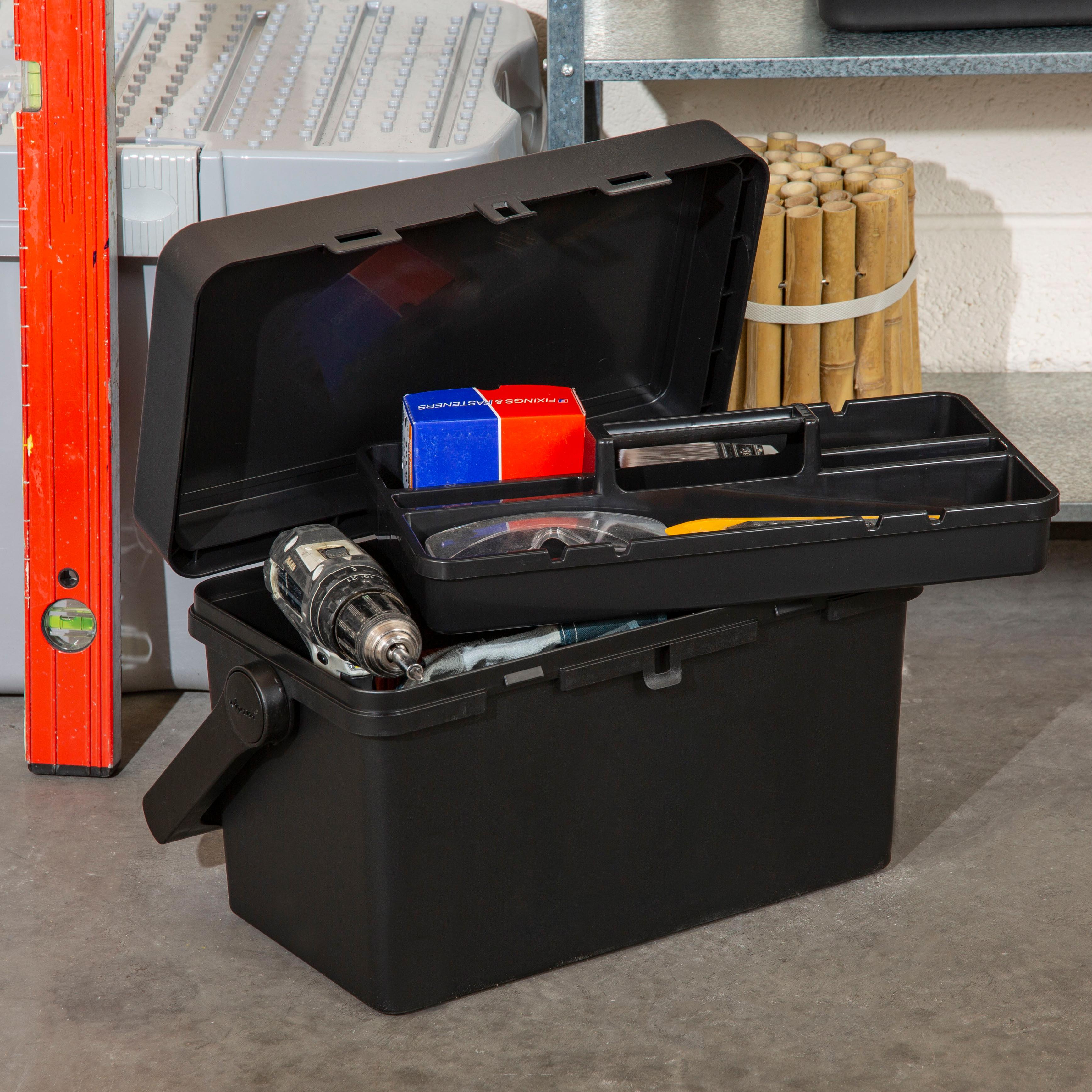 Wham 46cm Toolbox & Lid with Metal Handle