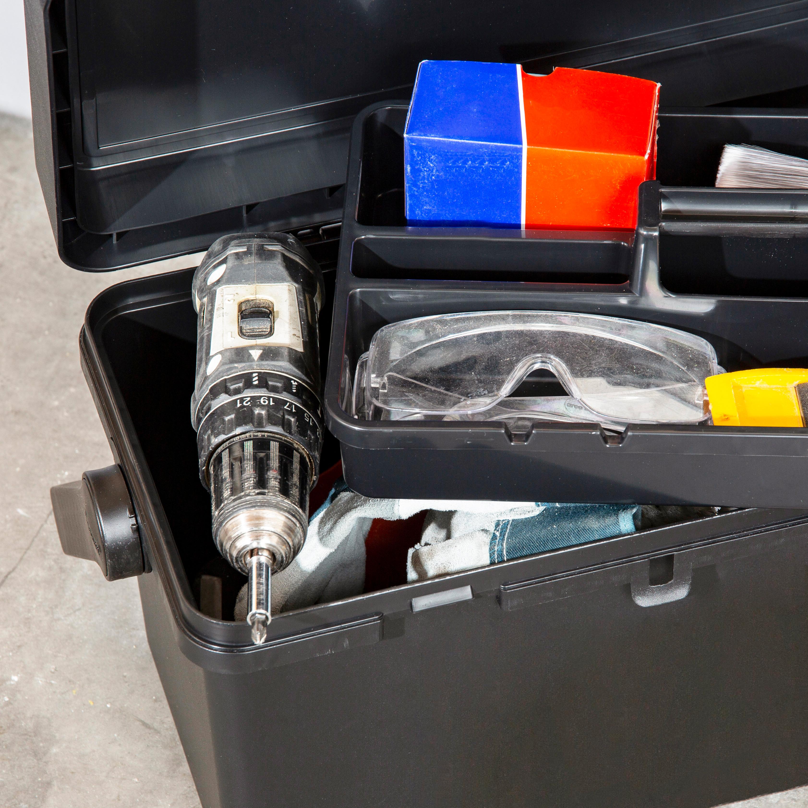 Wham 46cm Toolbox & Lid with Metal Handle