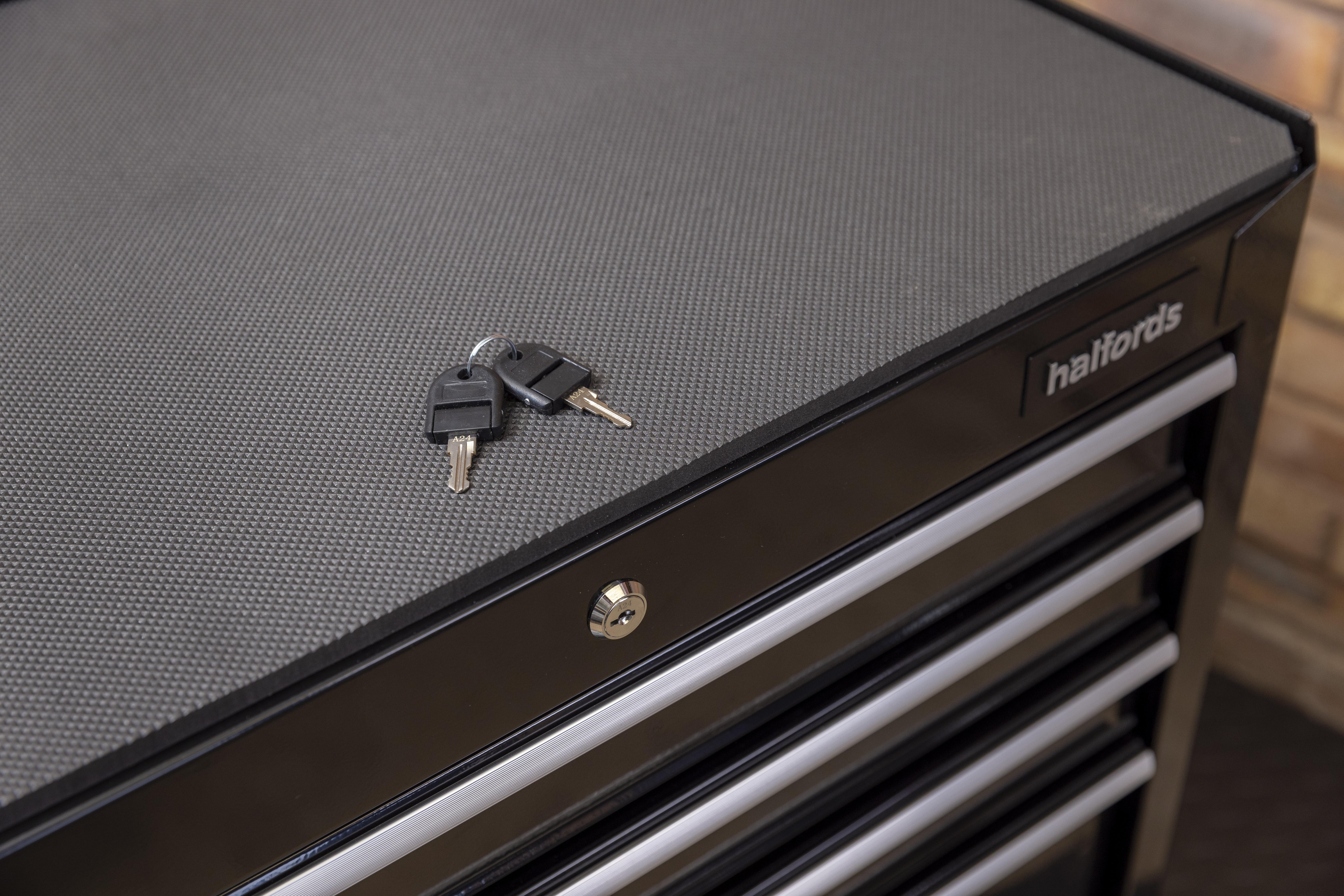 Halfords 5 Drawer Cabinet - Black