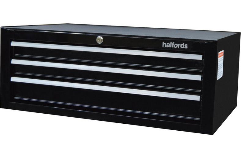 Halfords 3 Drawer Middle Chest - Black Halfords 3 Drawer Middle Chest - Black