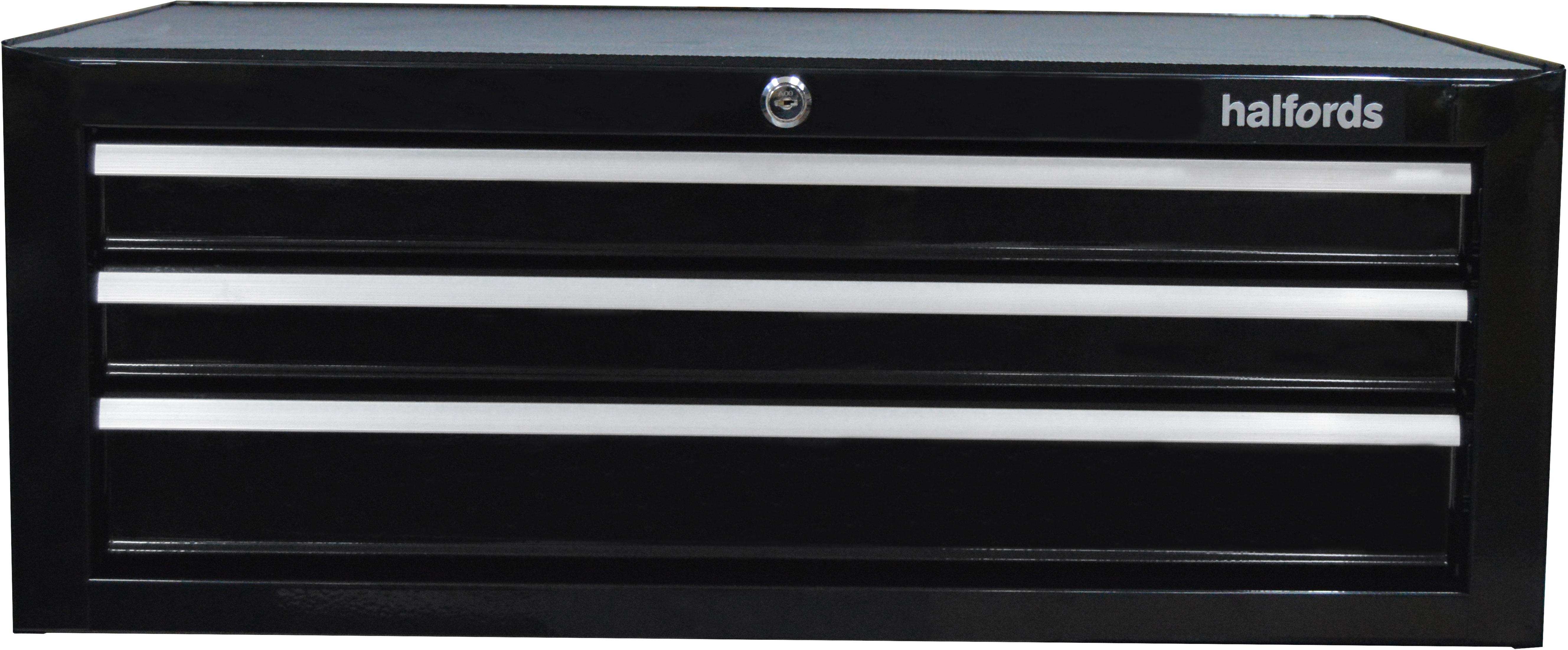 Halfords 3 Drawer Middle Chest - Black