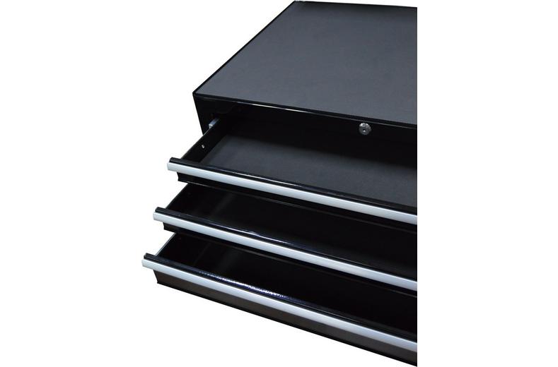 Halfords 3 Drawer Middle Chest - Black Halfords 3 Drawer Middle Chest - Black