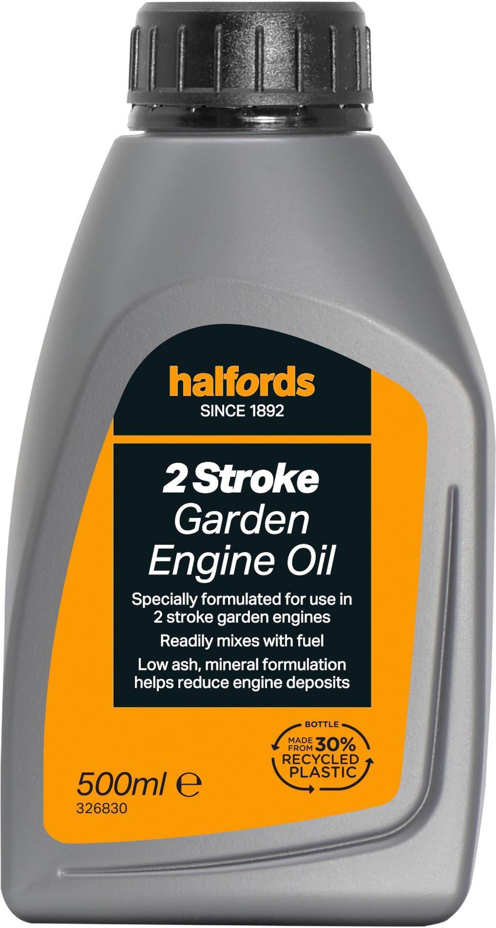 Hal 2 Stroke Garden Engine Oil 500ml Halfords UK