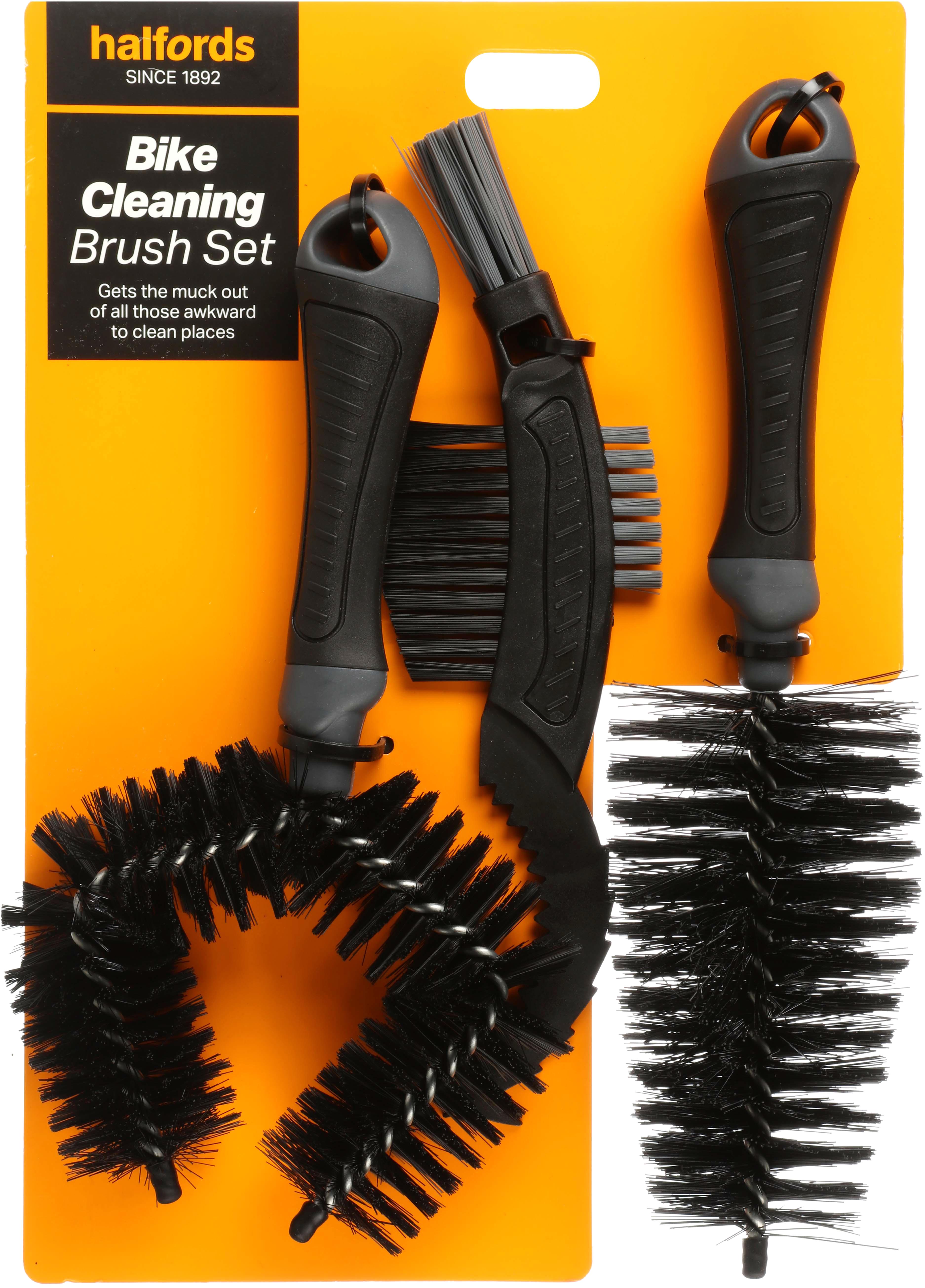 Halfords Bike Cleaning Brush Set