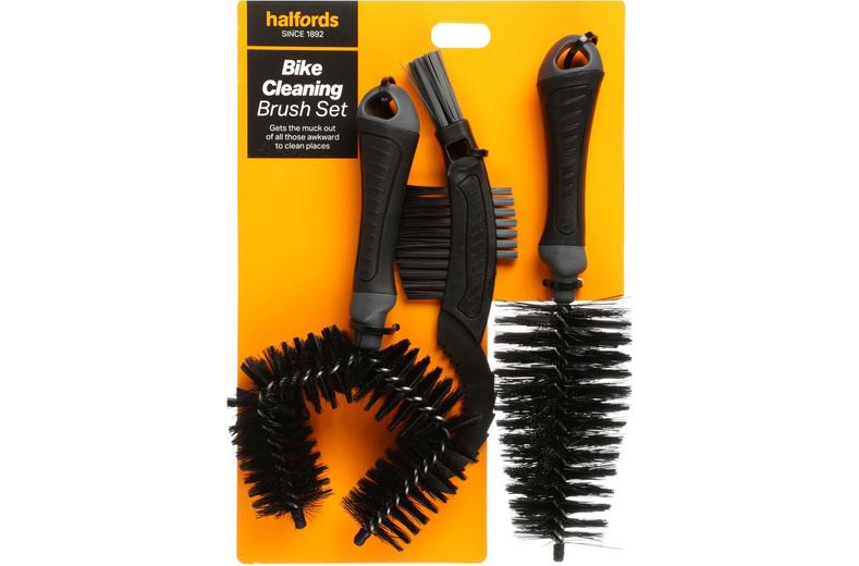 Halfords Bike Cleaning Brush Set Halfords Bike Cleaning Brush Set