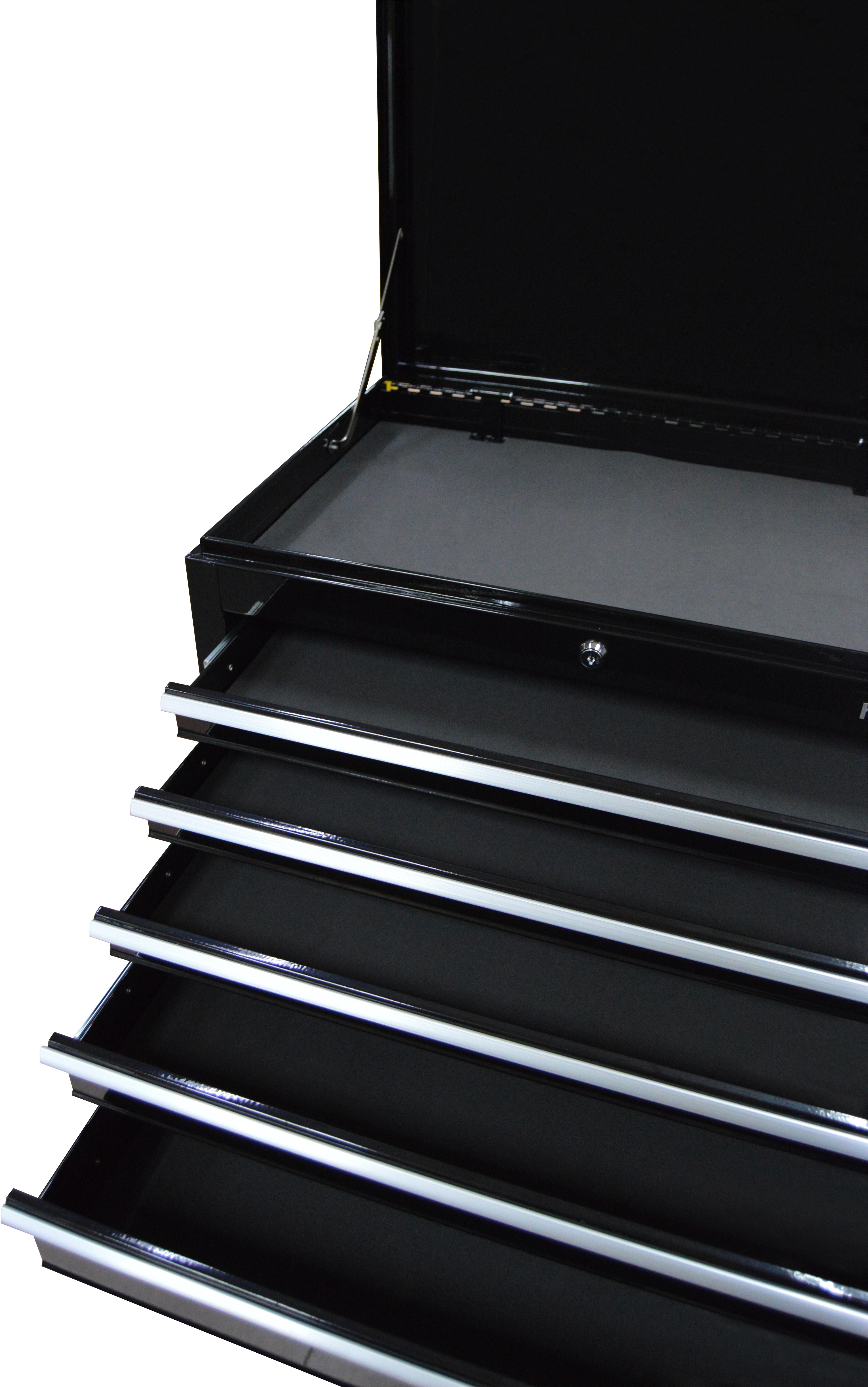 Halfords 5 Drawer Top Chest - Black