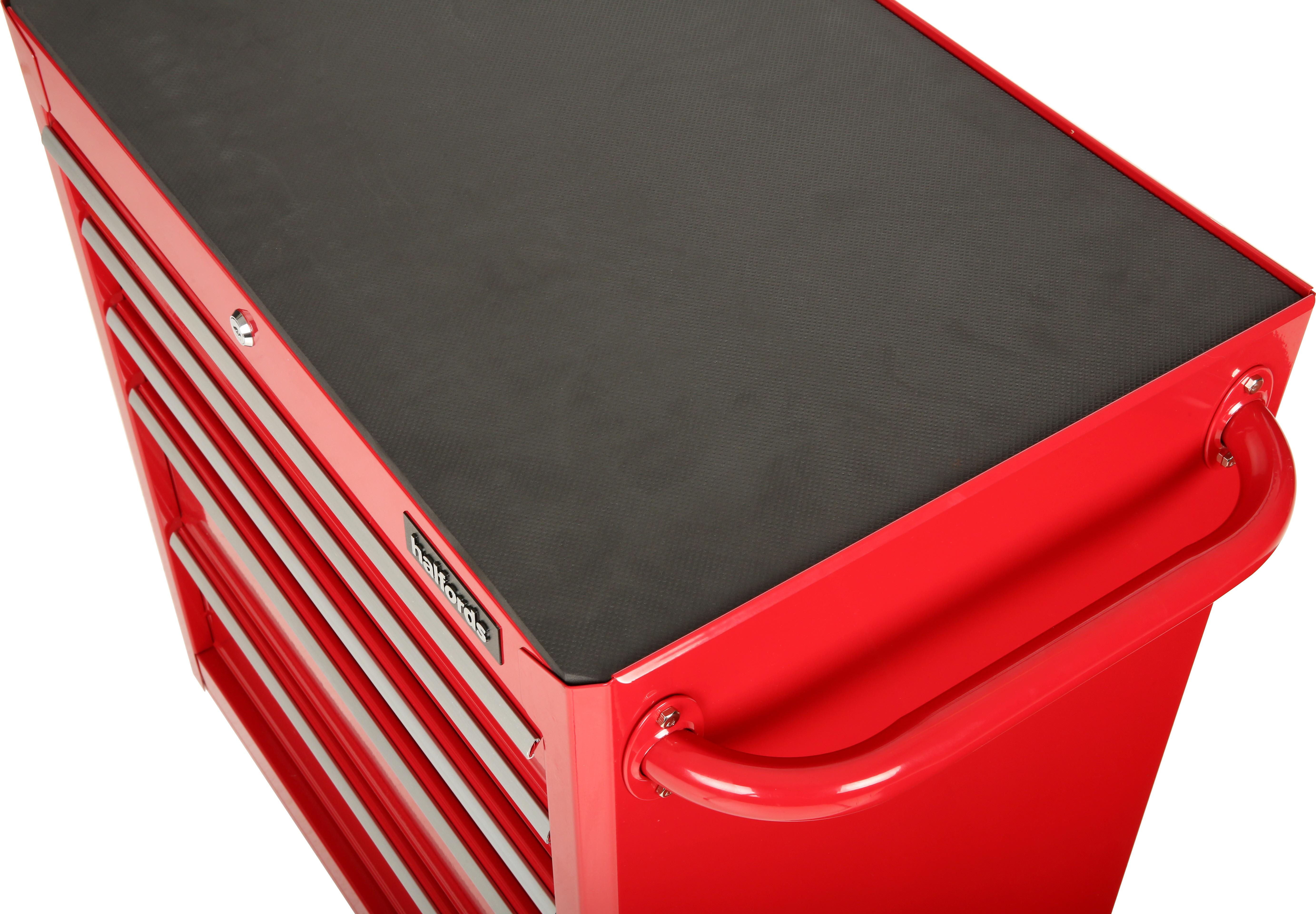 Halfords 5 Drawer Cabinet - Red