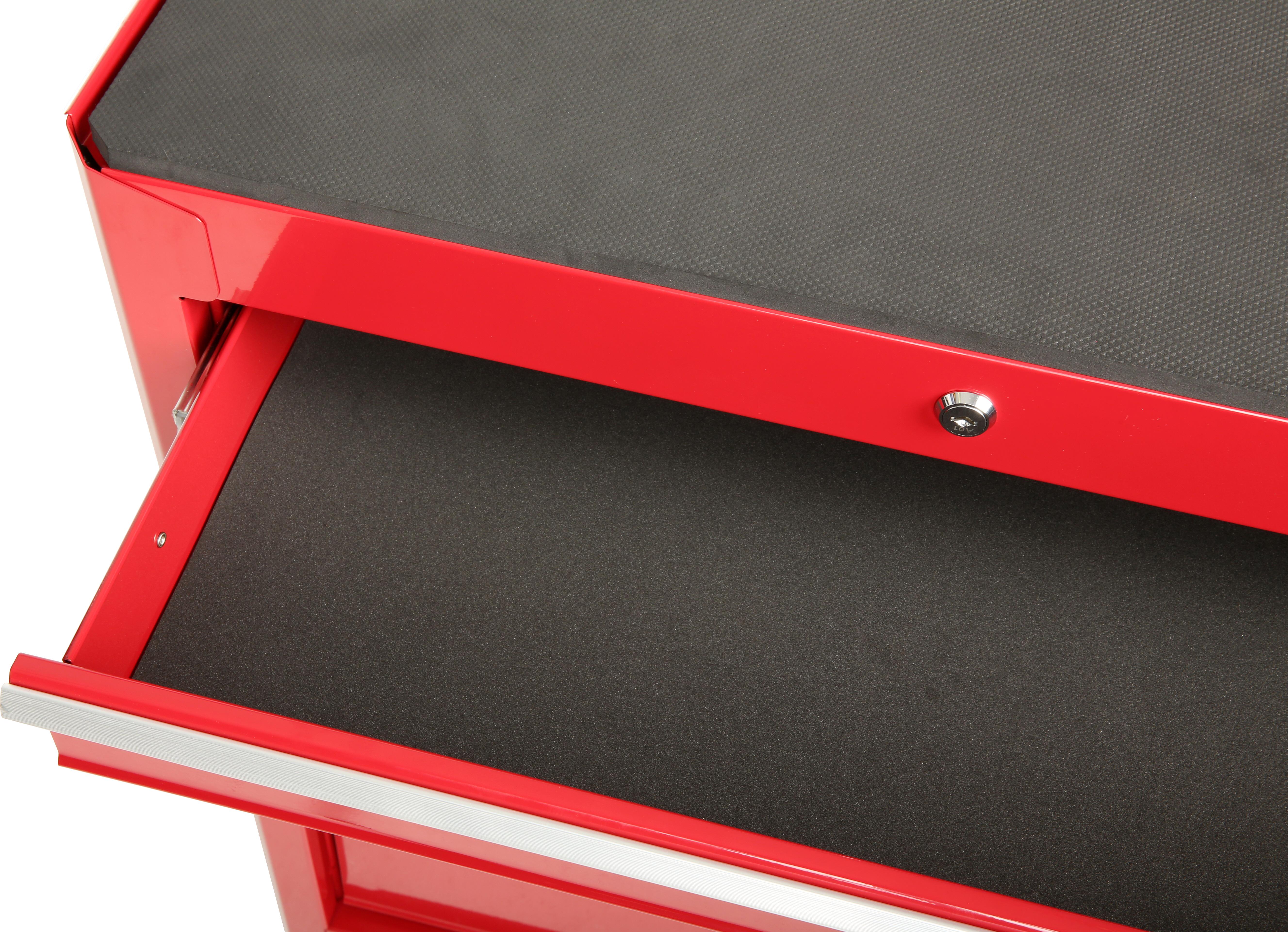 Halfords 5 Drawer Cabinet - Red