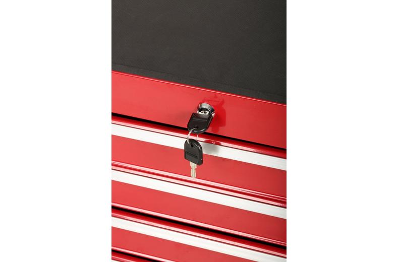 Halfords 5 Drawer Cabinet - Red Halfords 5 Drawer Cabinet - Red