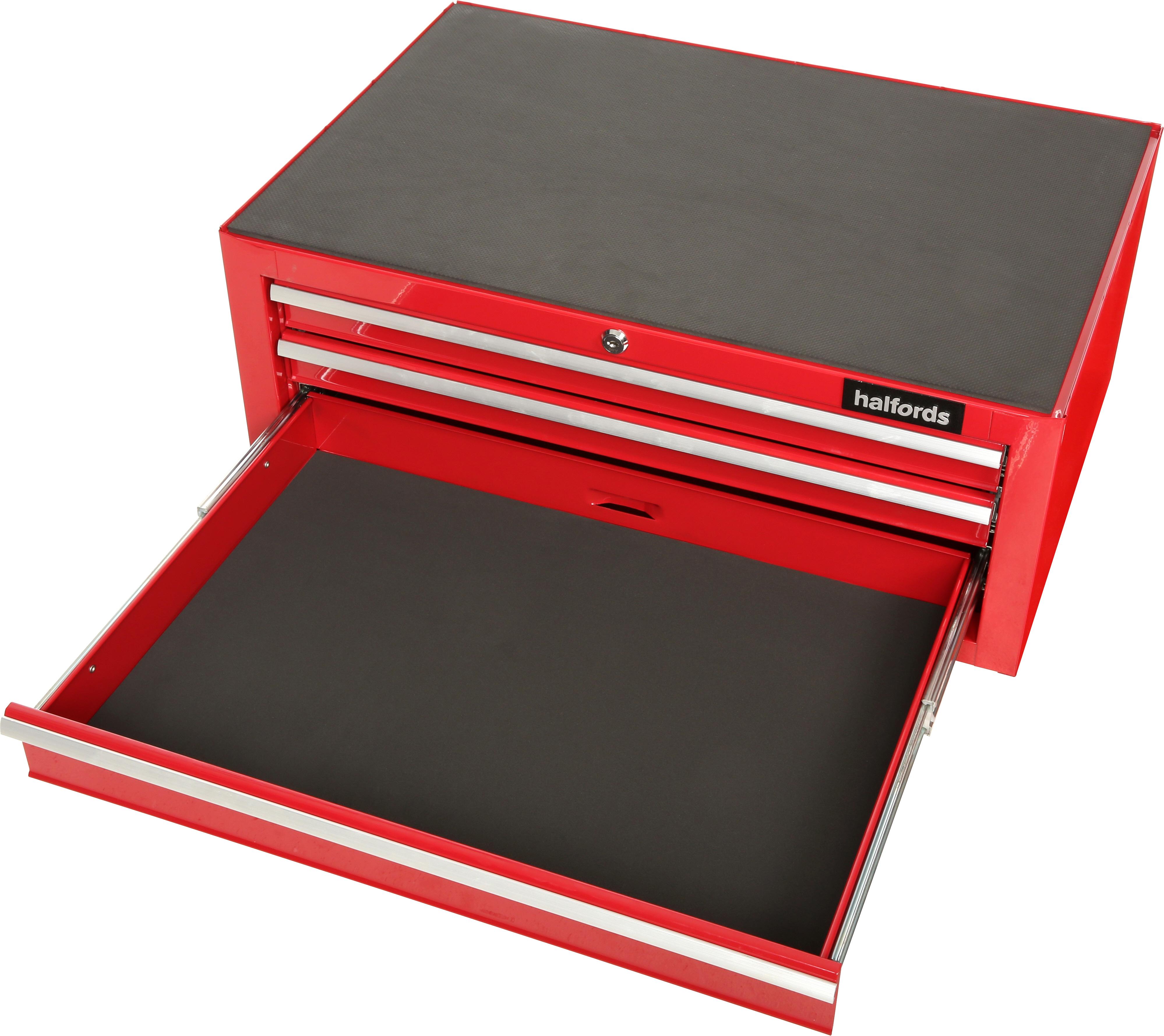 Halfords 3 Drawer Mid Chest - Red