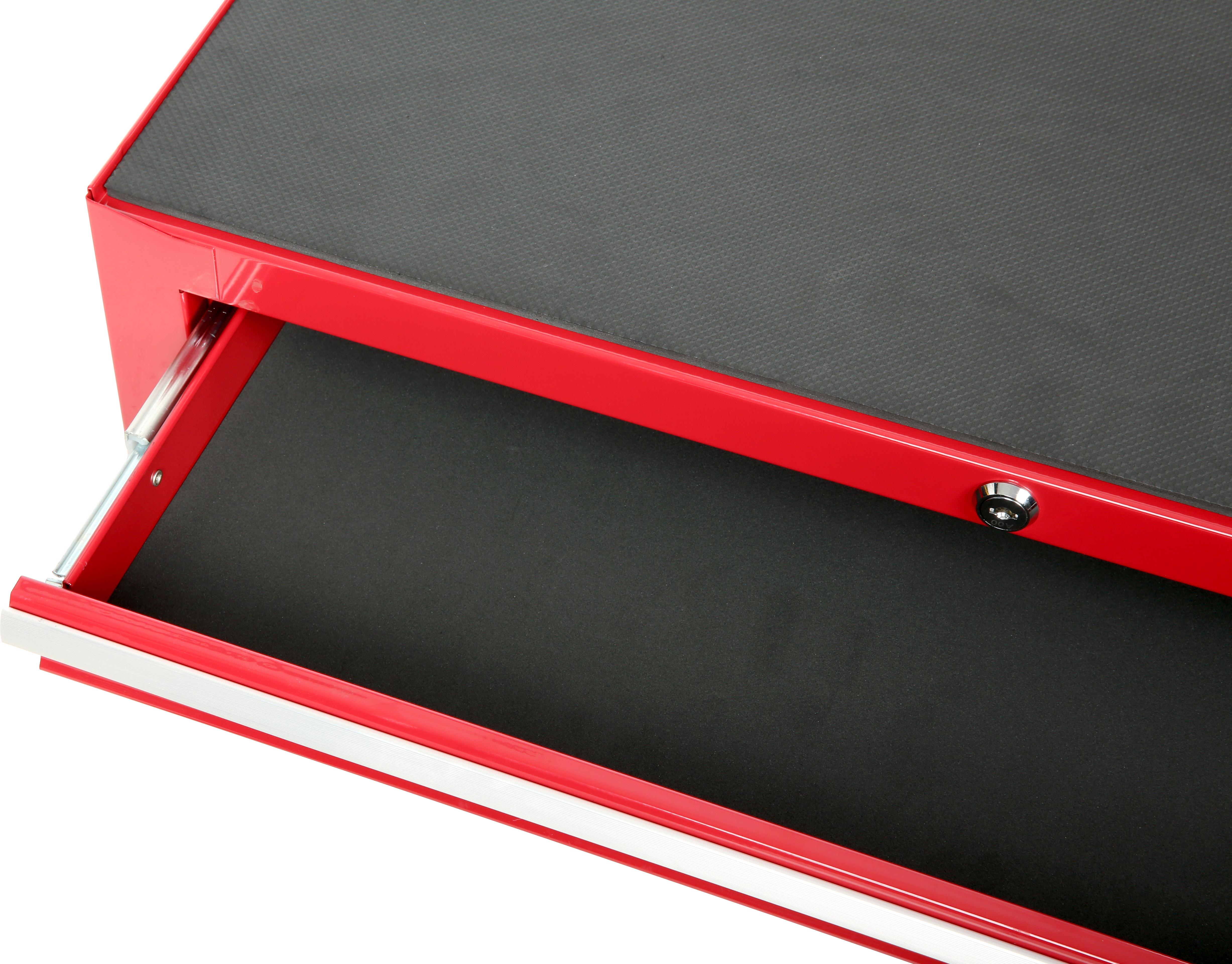 Halfords 3 Drawer Mid Chest - Red